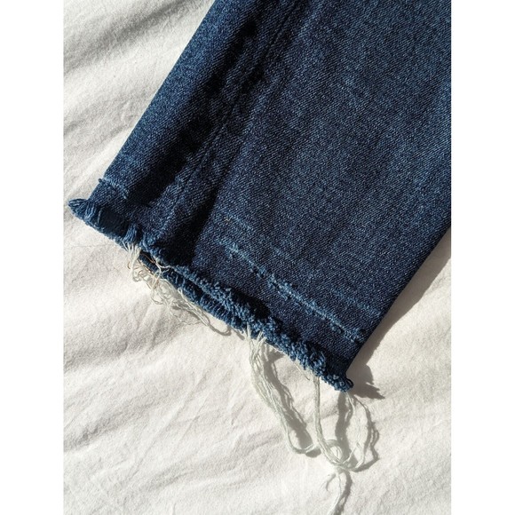 J Brand Jeans Womens 28 Medium Wash Mid Rise Capri Skinny in Misfit Denim Frayed - Picture 6 of 13